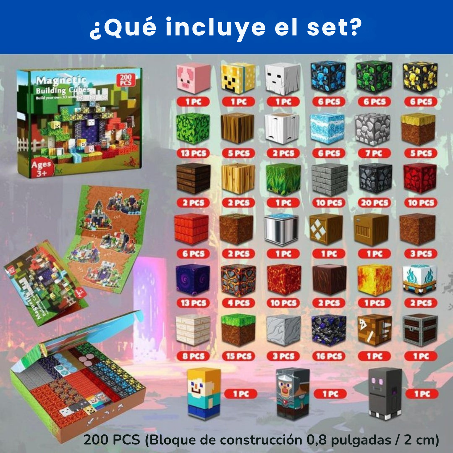 Bloques Magnéticos para Aprendizaje STEM